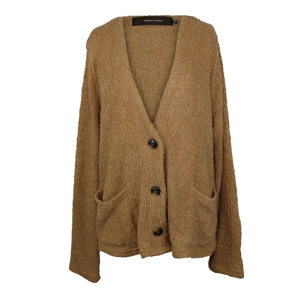 Code x Mode Cardigan sz XL in Camel NWT $30
